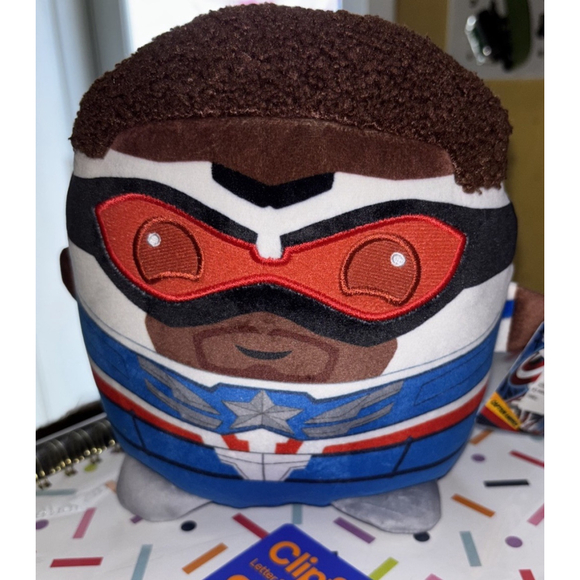 Marvel Cuutopia Captain America: Brave New World Plush Toy, 7" Doll•New W/Tag - Picture 5 of 6